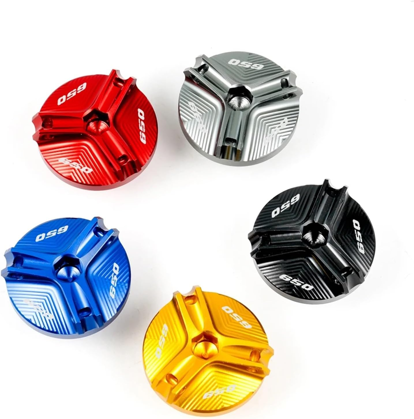 Fit for SUZUKI DL650 V-Strom 650/XT 2013-2022 2023 SV650 SV 650 Motorcycle Front Brake Reservoir Fluid Cover Cap Engine Oil Plug(Champagne) - Black image number 7