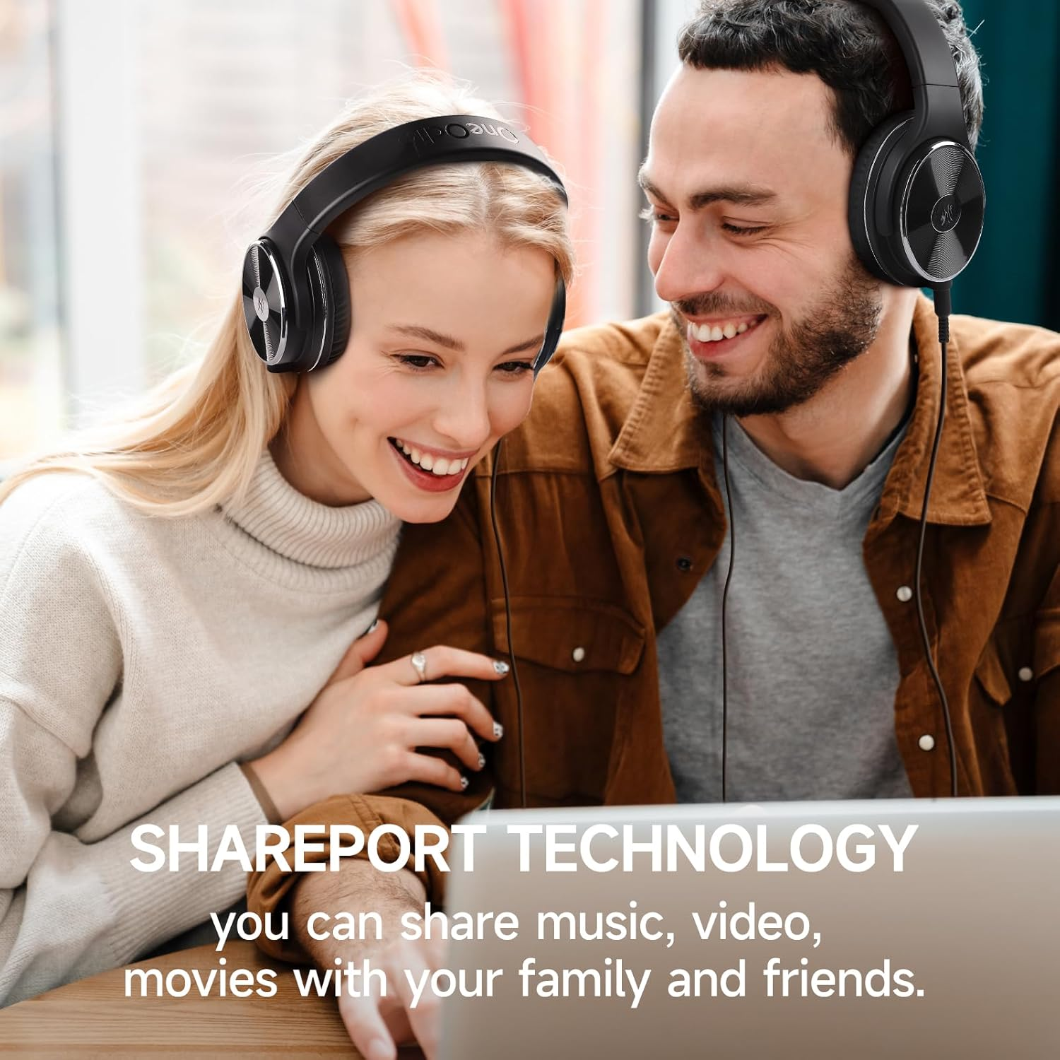 Oneodio over Ear Wired Hi-Fi Studio Headphones 50Mm Speaker 1/4 Inch 6.35Mm Jack Adapter Free Closed-Back Headphones for DJ Electric Drum Keyboard Guitar Amp PC Ipad Music Cell Phone (Black) image number 5