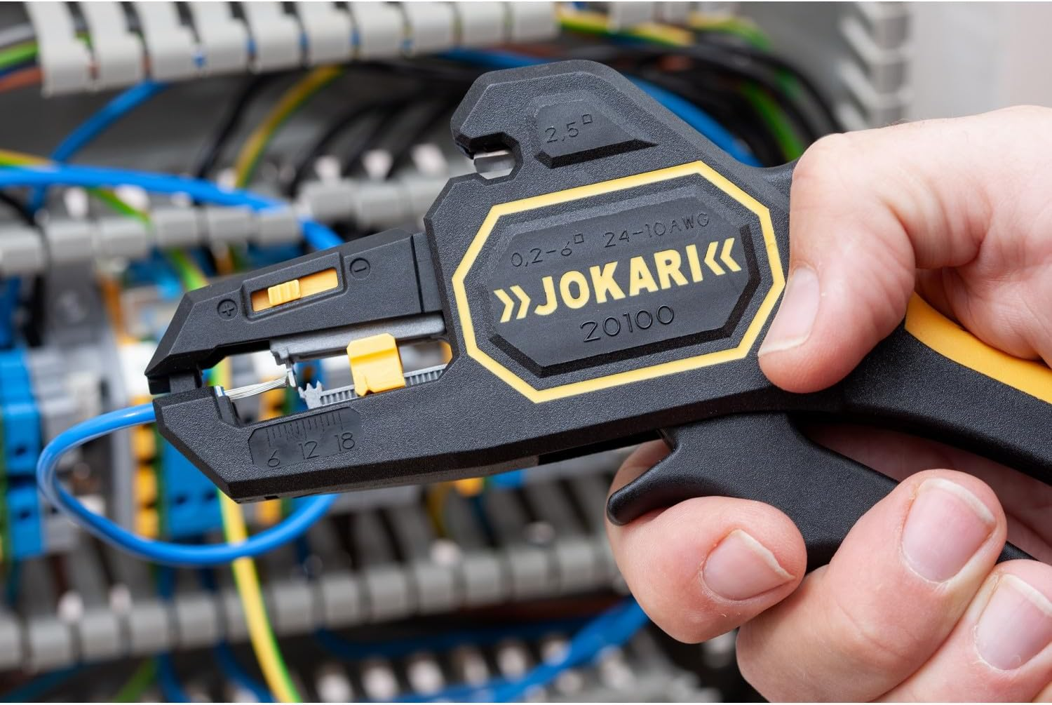 Jokari Secura 2K Auto Wire Stripper (0.2-6Mm) image number 1