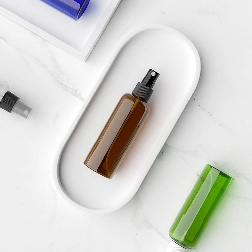 VOANZO 10PCS Empty Plastic Spray Bottle 100Ml Fine Mist Travel Atomiser Set Refillable Travel Size Bottle Toiletries Liquid Containers (White) image number 1