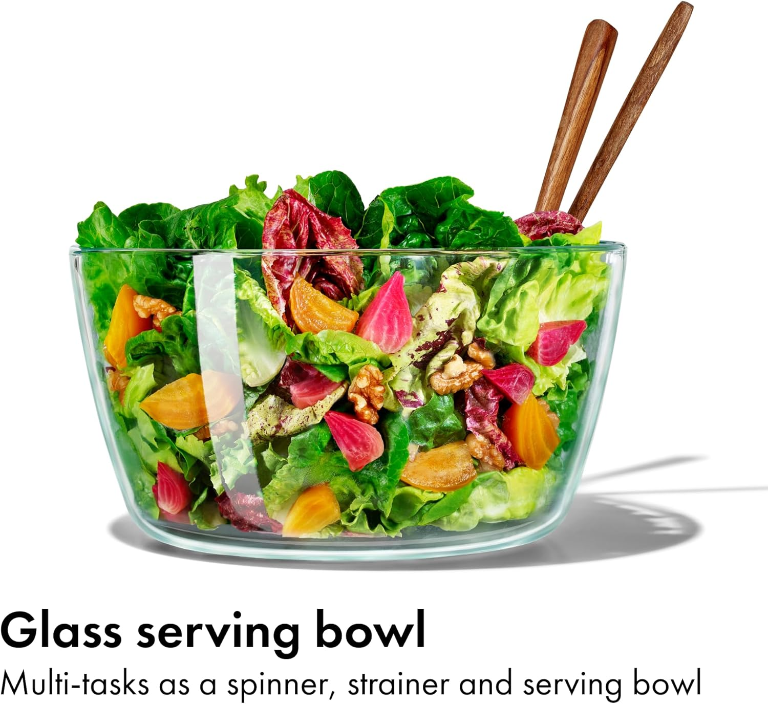 OXO Good Grips Glass Salad Spinner, 4 Litre image number 6