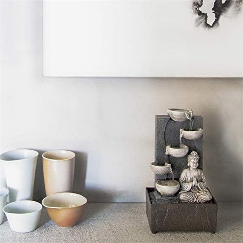 New In/Outdoor Water Feature Fountain Zen Buddha Peaceful Tranquil plus Pump Kit image number 1