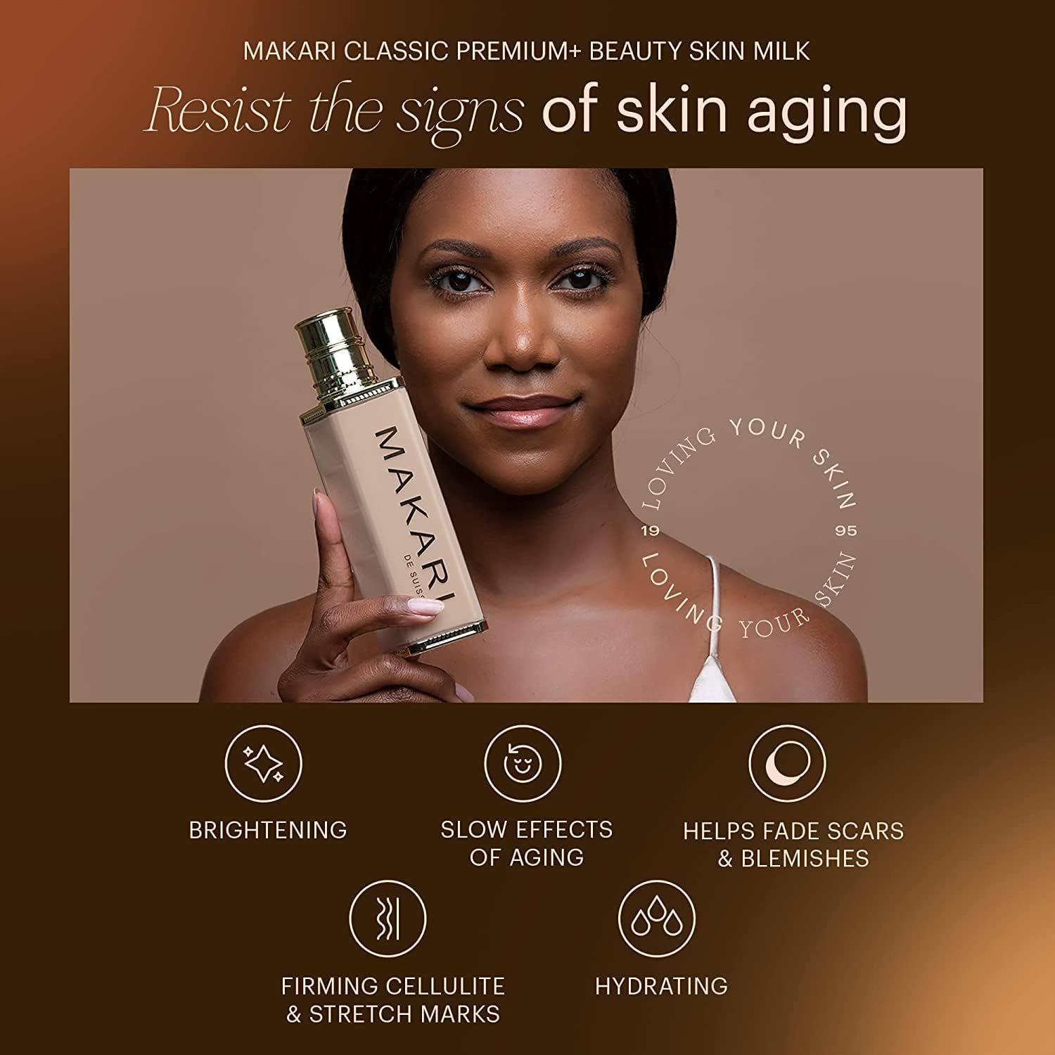 Makari Classic Beauty Skincare Milk 4.75 Fl.Oz &ndash; Intense Toning Body Lotion - Daily Moisturizing Treatment for Dark Spots, Acne Scars & Hyperpigmentation image number 4