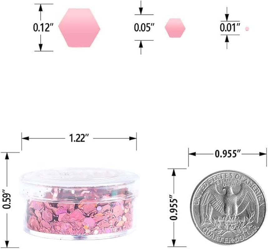 FRAKMU 12 Colors Holographic Chunky Glitter Gel Set for Christmas Party Makeup - Face, Body, Eye, Lips, Hair, Nail Cosmetic Festival Chunky Glitter Eyeshadow - Mixable, No Need Glue