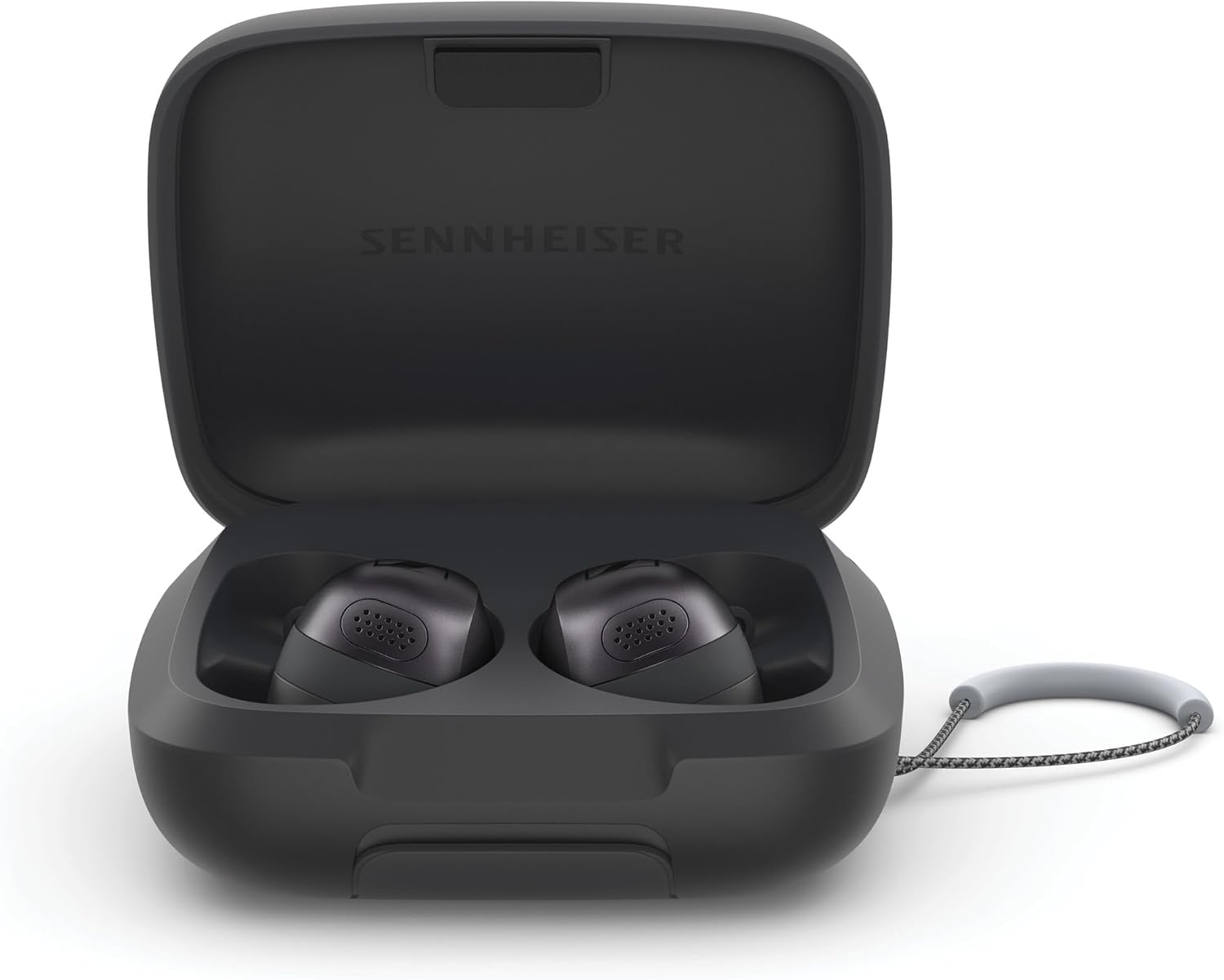 Sennheiser Momentum Sport Wireless Bluetooth Earbuds, Secure Fit, IP55, Shock/Dust/Sweat Resistant, Adaptive ANC, 24-Hour Playtime, 2-Year Warranty - Black