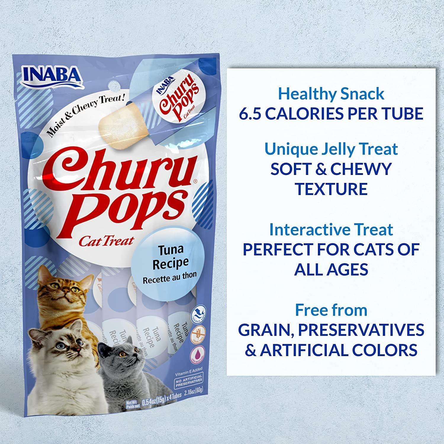 INABA Churu Pops Chicken Recipe for Cat, 4 Count 60 Grams image number 5