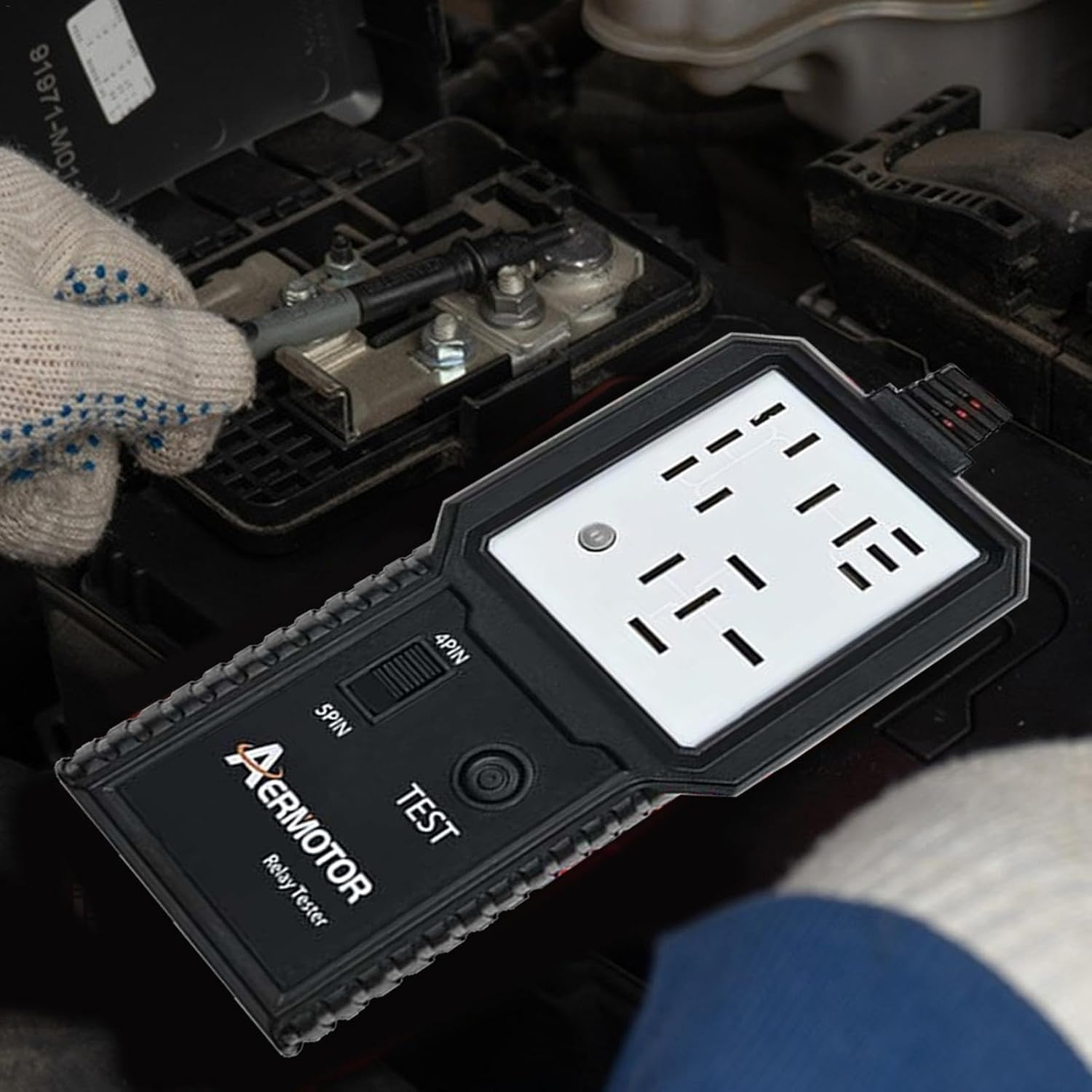 Automotive Relay Tester - Radiant Relay Relay Test Kit | 12V Car Relay Tester, Compact Auto Relay Diagnostic Tool, Car Maintenance Supplies