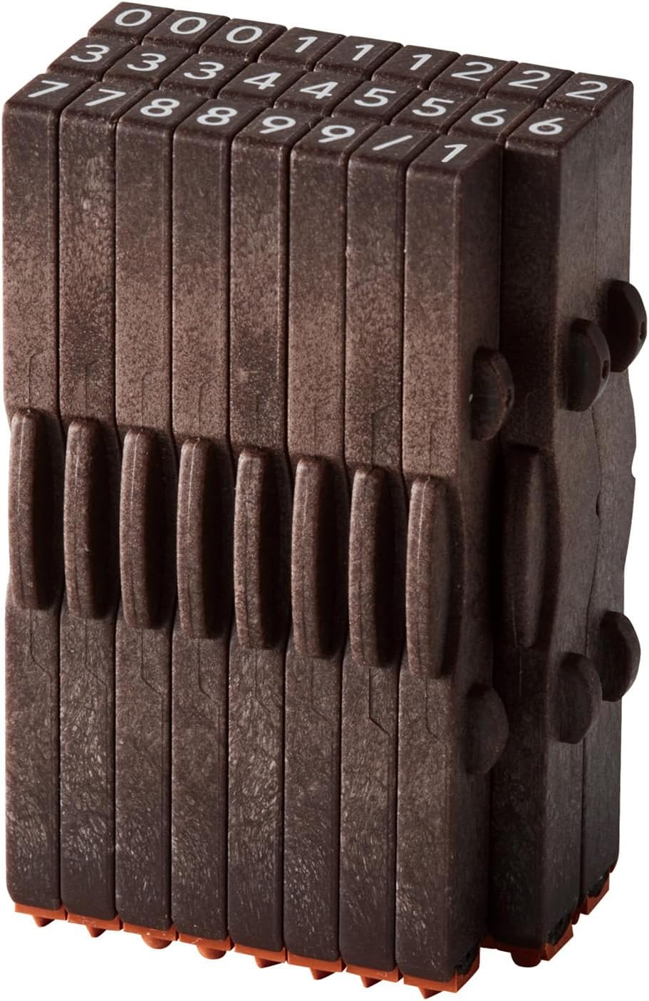 Shachihata GRJ-5ACE Rubber Stamp Consolidated Numbers Stamp Perpetual Calendar English