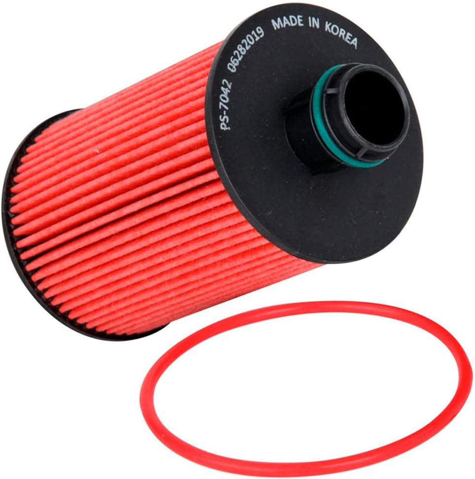 K&N HP-7042 Premium Oil Filter for 2016 Jeep Grand Cherokee 3.0L V6 Diesel image number 4