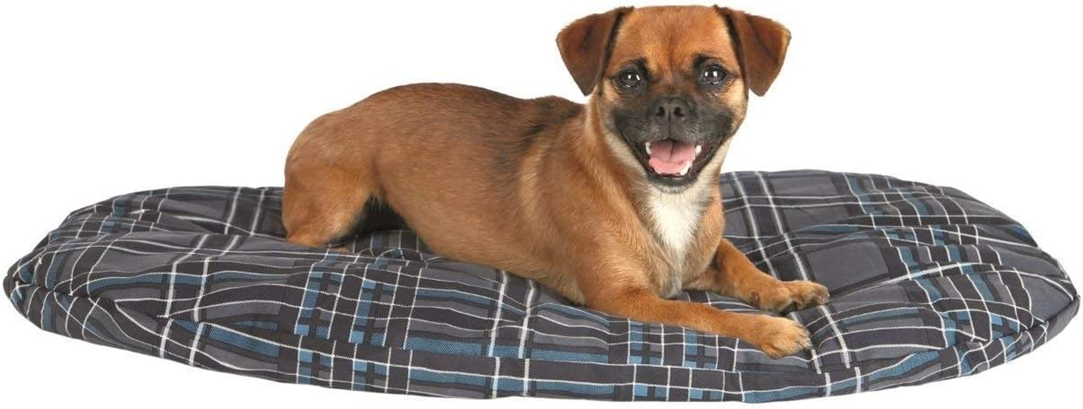 Trixie Scoopy Oval Dog Cushion, 64 X 41 Cm, Grey/Anthracite image number 3