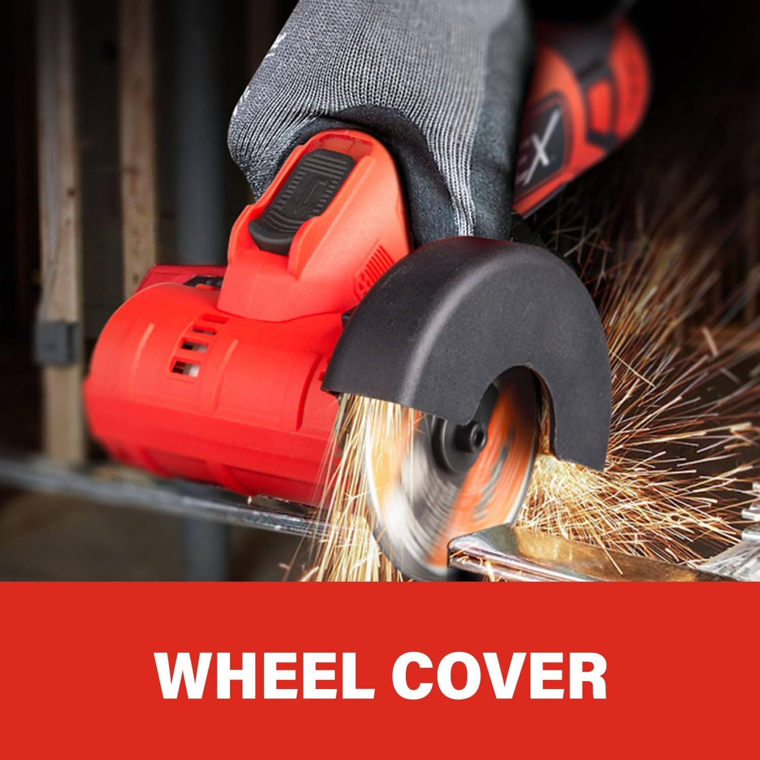 TOPEX 12V Cordless Angle Grinder Kit for Metal and Wood W/Lithium-Ion Battery&Charger image number 3