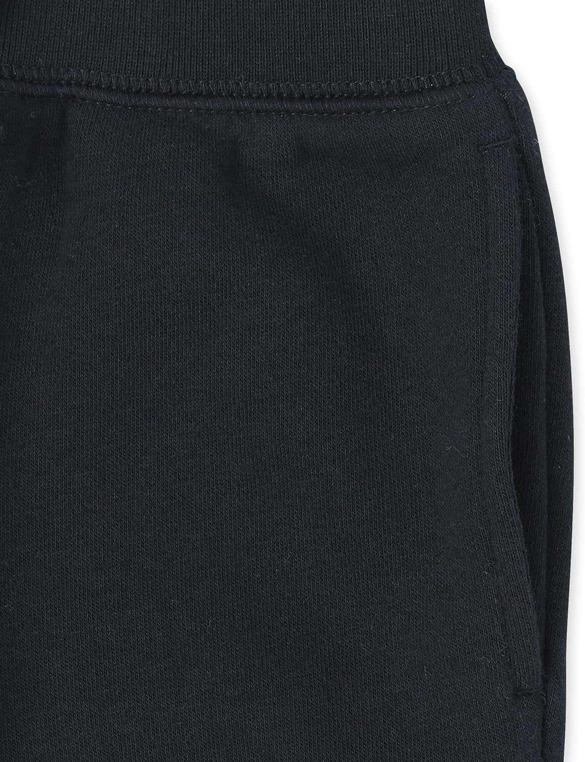 The Children'S Place Baby Boys Active Fleece Jogger Sweatpants, Black/Smoke Gray/New Navy 3-Pack image number 1