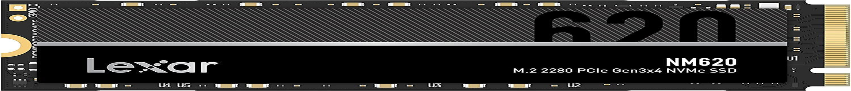 Lexar NM620 512GB SSD, M.2 2280 Pcie Gen3X4 Nvme 1.4 Internal SSD, up to 3500Mb/S Read, 2400Mb/S Write, 3D NAND Flash Internal Solid State Drive for PC Enthusiasts and Gamers image number 4