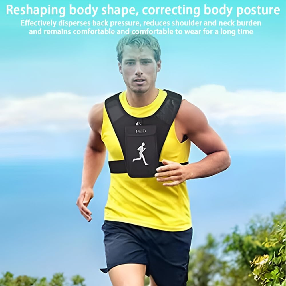 Running Vest,Breathable Cycling Vest,Waistcoat with Mobile Phone Bag,Adjustable Belt,Outdoor Sports Training Equip,For Running,Cycling,Mountain Climbing image number 1