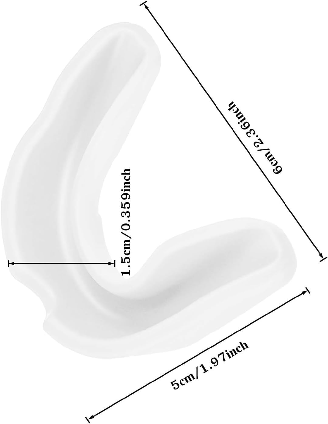 NEWGO 20 Pcs Sports Mouth Guards Football Mouth Guard Athletic Mouth Guard Mouthguard for Sports image number 4
