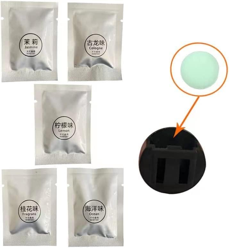 20 Pack Car Air Vent Clip Freshener Refills Solid Fragrance Replacement Pads, Long Lasting Air Freshener for Car Accessories for Women Men (Ocean) - Lemon image number 5