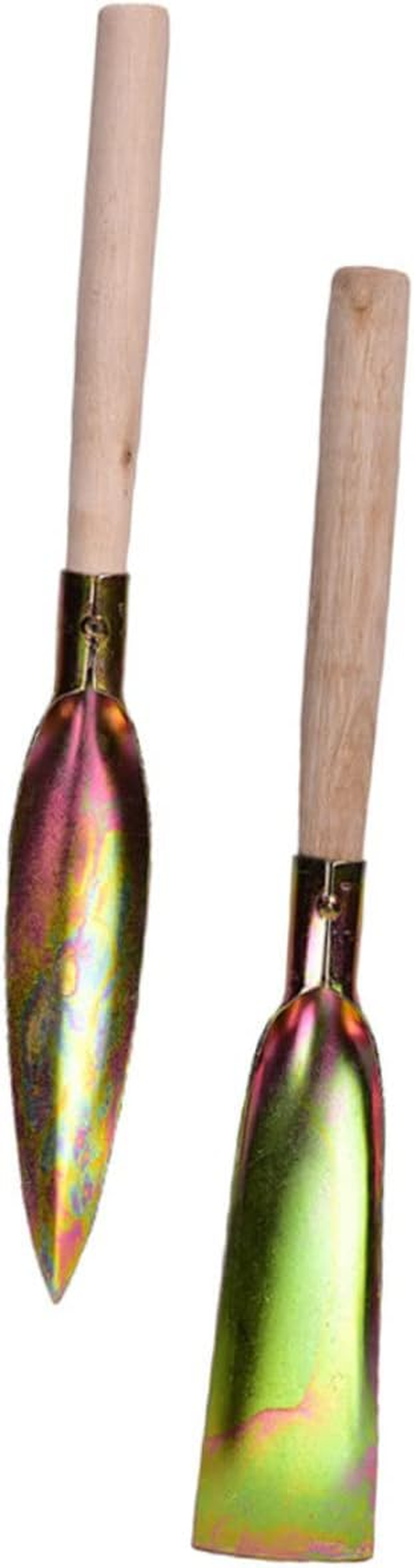 MERRYHAPY 2Pcs Garden Shovel Small Gardening Tools Hand Planting Shovel for Planting and Digging image number 6