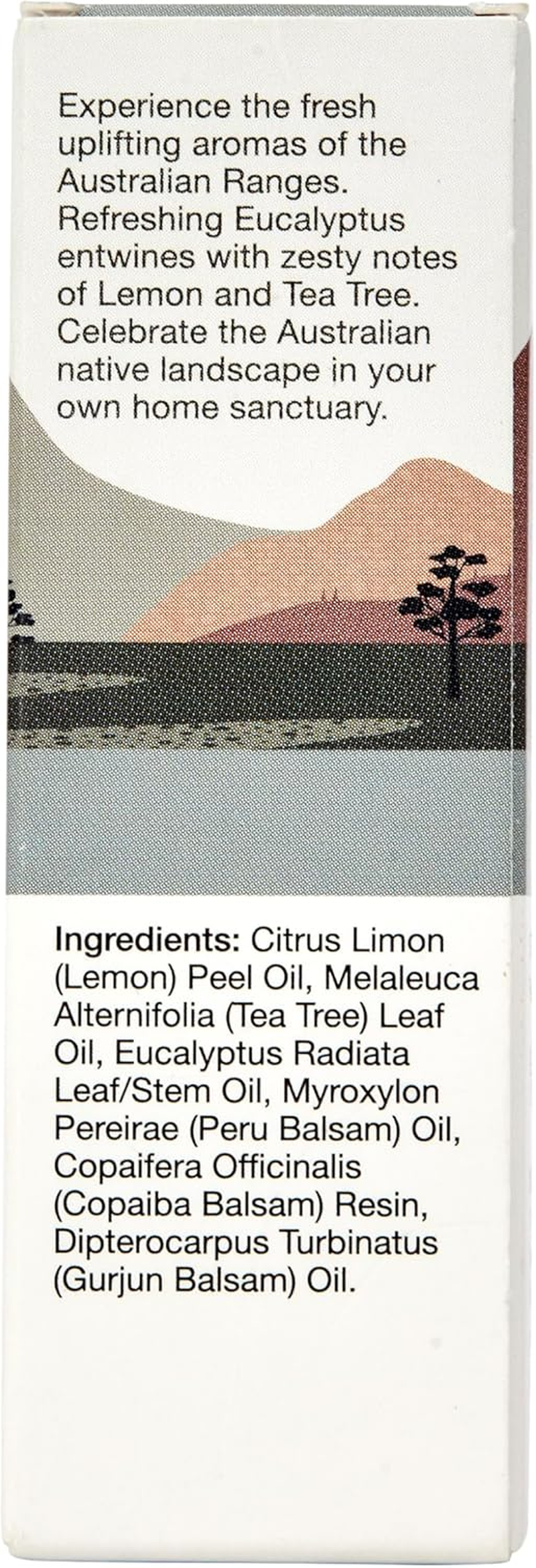 Natio Australia Australiana Pure Essential Oil Blend - Ranges 10Ml - 100% Pure & Natural Essential Oil Blend - Eucalyptus, Lemon, Tea Tree, Peru Balsam, Copaiba Balsam & Gurjun Balsam - Vegan Friendly & Made in Australia