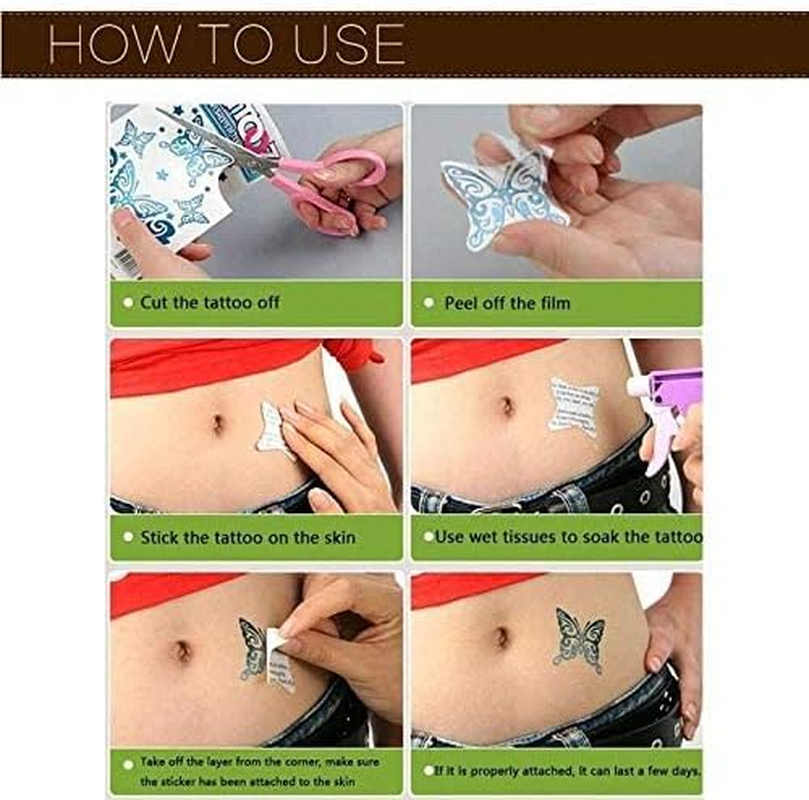 Fashion Realistic Big Size Black Snake Temporary Tattoo Stickers for Women Men Waterproof Fake Tattoo Waist Body Forearm Arm image number 3