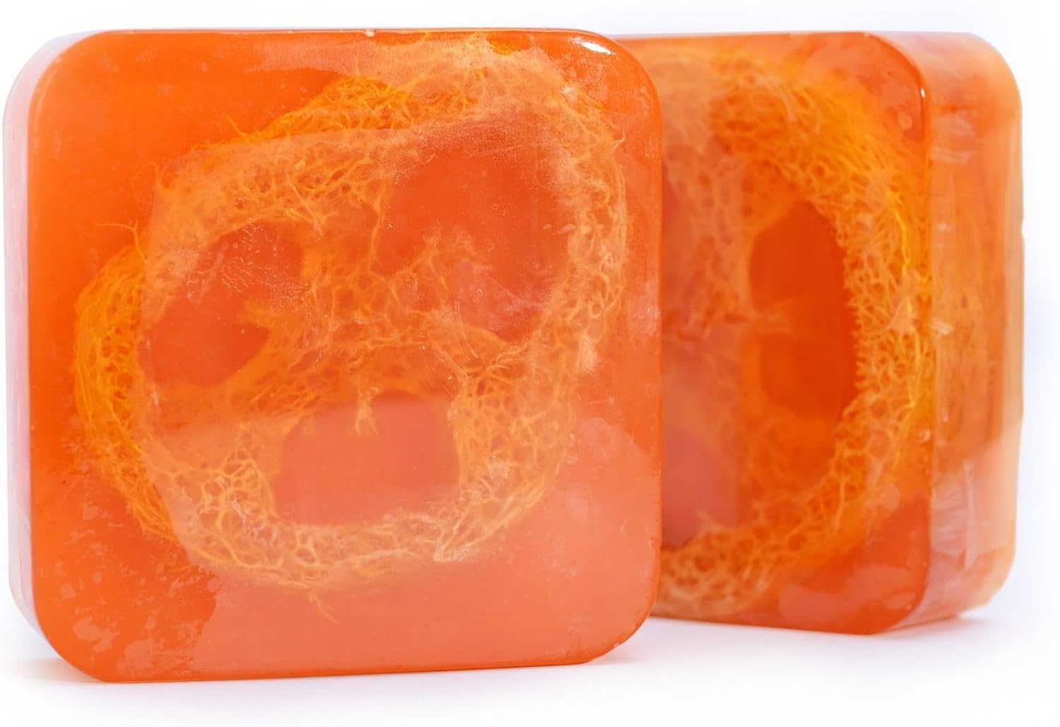Kojic Acid Loofah Bath Soap Bar 100G, 4 Bars image number 2