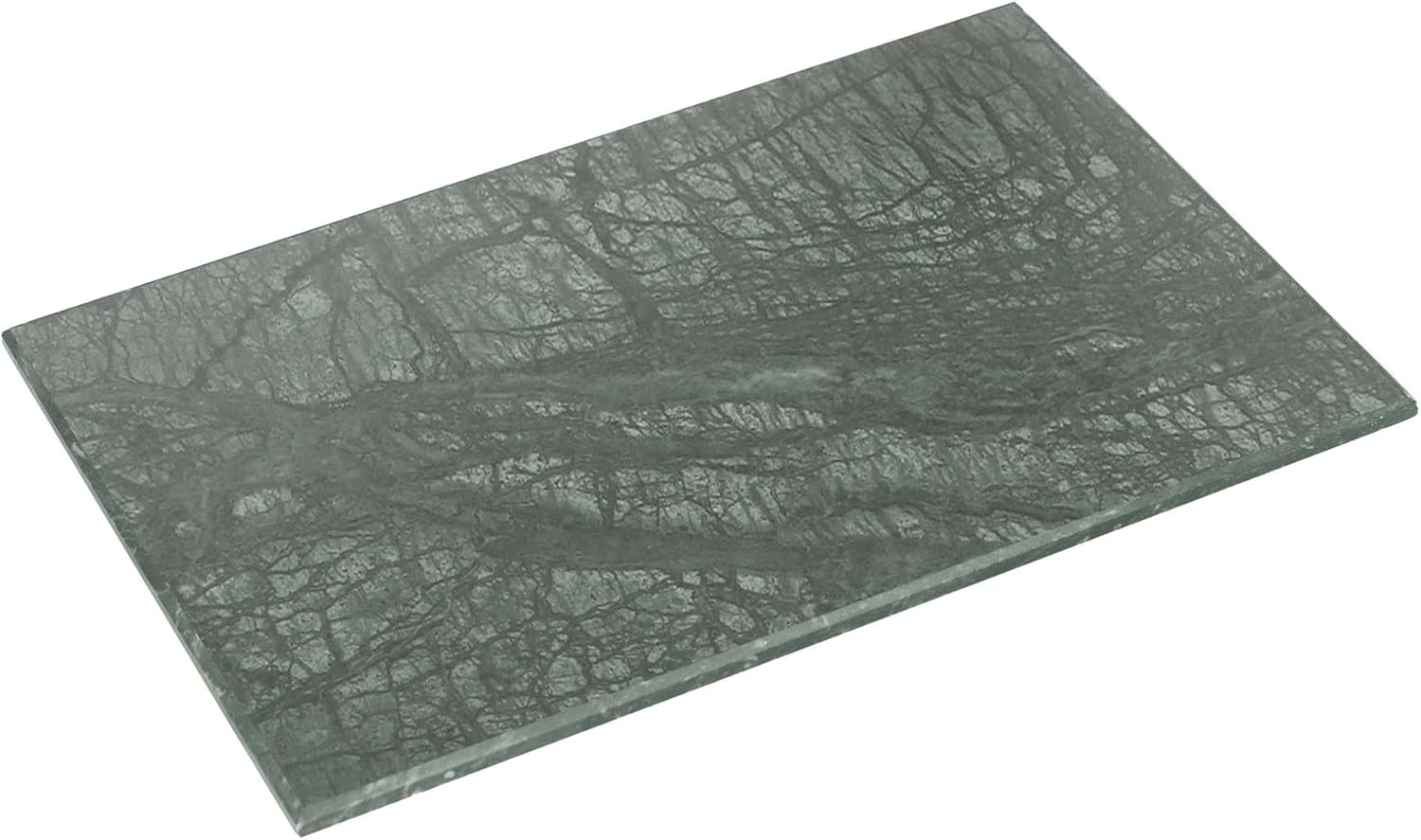 Argon Tableware White Marble Chopping Board - 30Cm X 20Cm X 0.7Cm - Rectangle - Kitchen Pastry Board, Cutting Block, Serving Platter Mat for Cheese, Bread and Meat