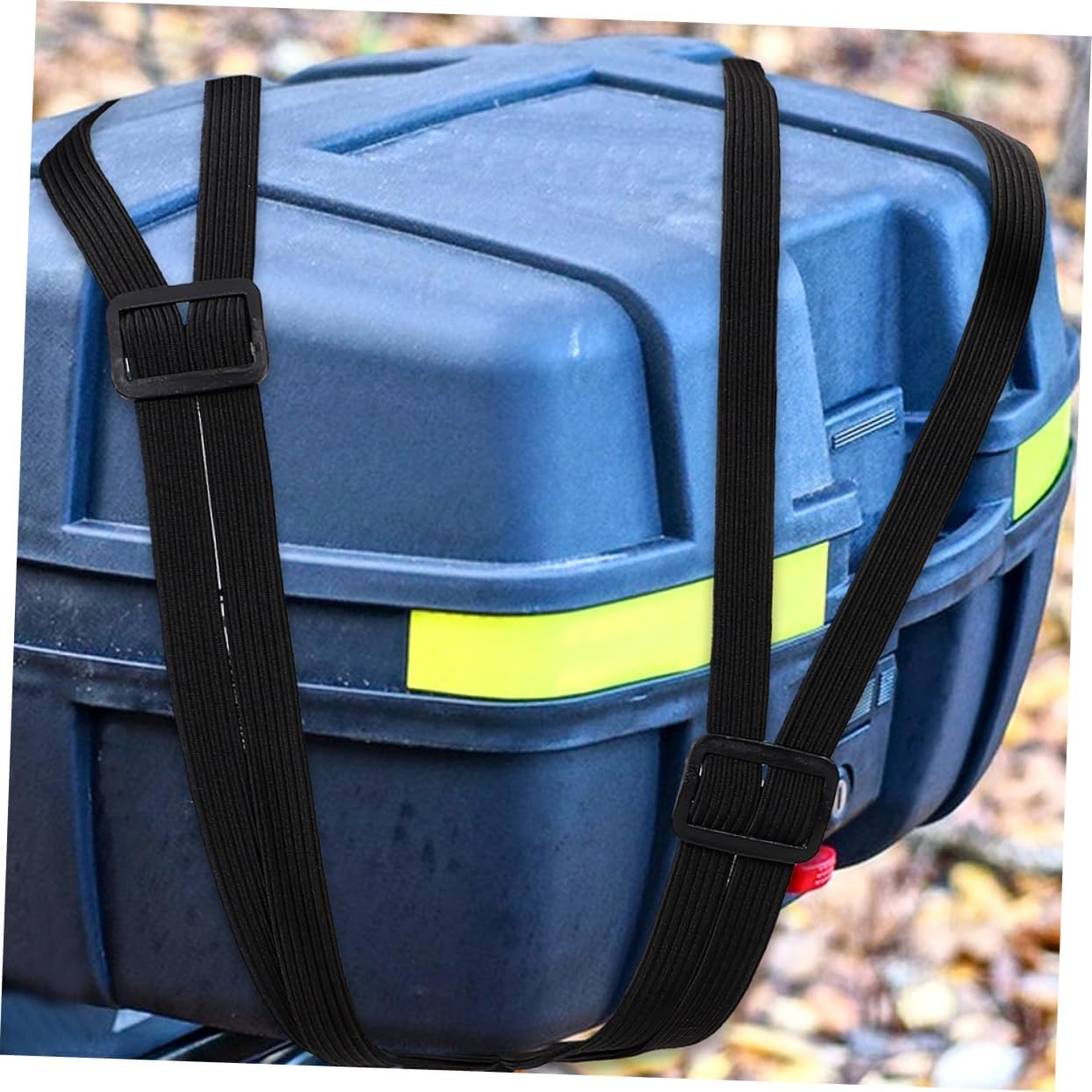 LIGHTAOTAO 2Pcs Luggage Rope Dual Hooks Bungee Cord for Motorcycle Bike Helmet Cargo image number 6