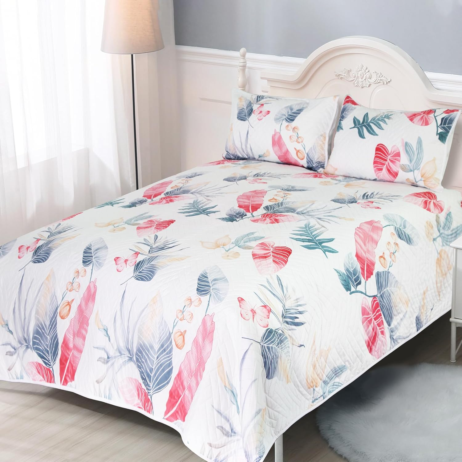 Ramesses Printed Comforter Set Single Tropical image number 1