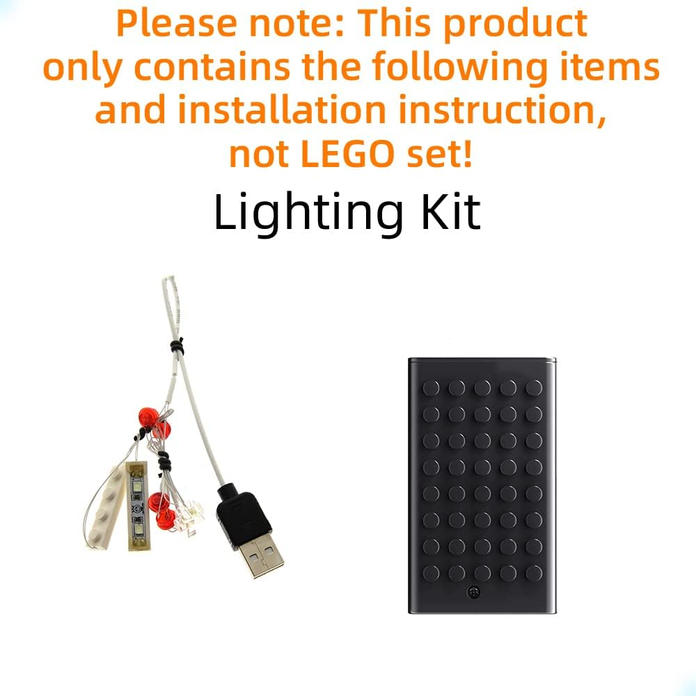 GEAMENT LED Light Kit Compatible with  Stormtrooper Helmet - Lighting Set for Star Wars 75276 Building Model ( Set Not Included) image number 4