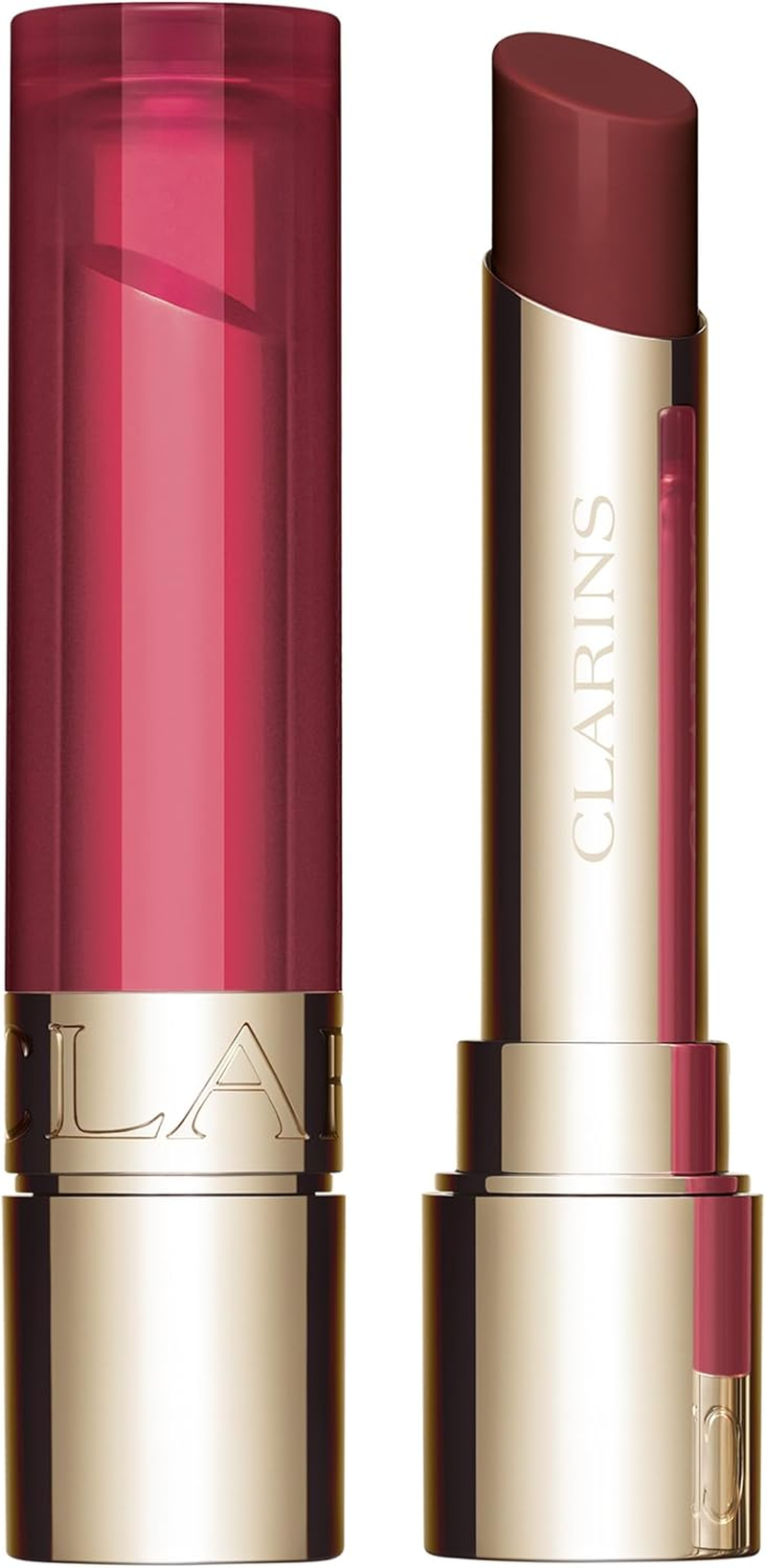 Lip Oil Balm - 06 Fig by Clarins for Women - 0.1 Oz Lip Balm - 01 - Transparent Perfector Pink image number 4