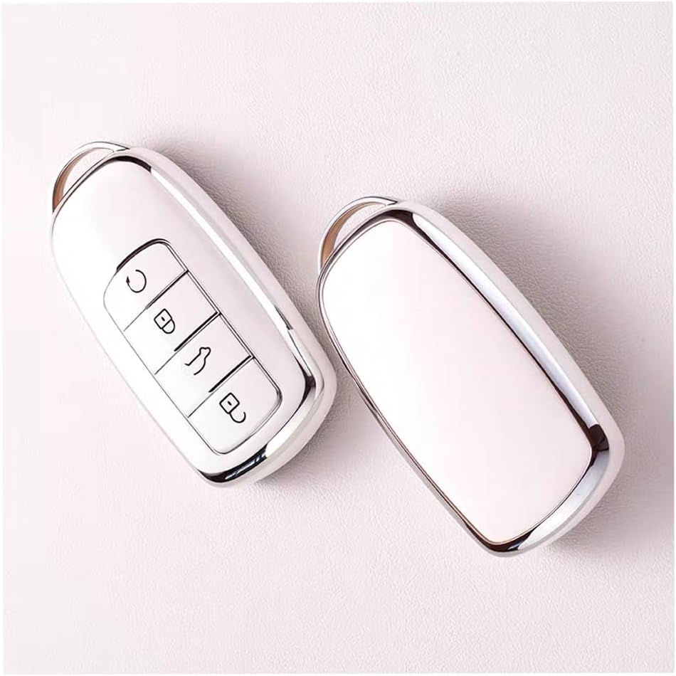 Car Smart Key Fob Case TPU Car Key Protection Cover Compatible with Chery Omoda 5 Compatible with Tiggo 8 Pro 2 Pack image number 3