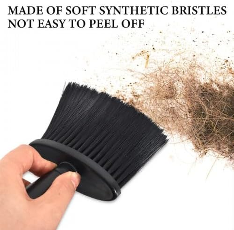 2 Pcs Neck Duster Barber Brush, Hairdresser Neck Brushes Barber Brush, Soft Hair Cutting Brush, Barber Brushes for Neck Hair Removal for Salon, Household, Hairdressers