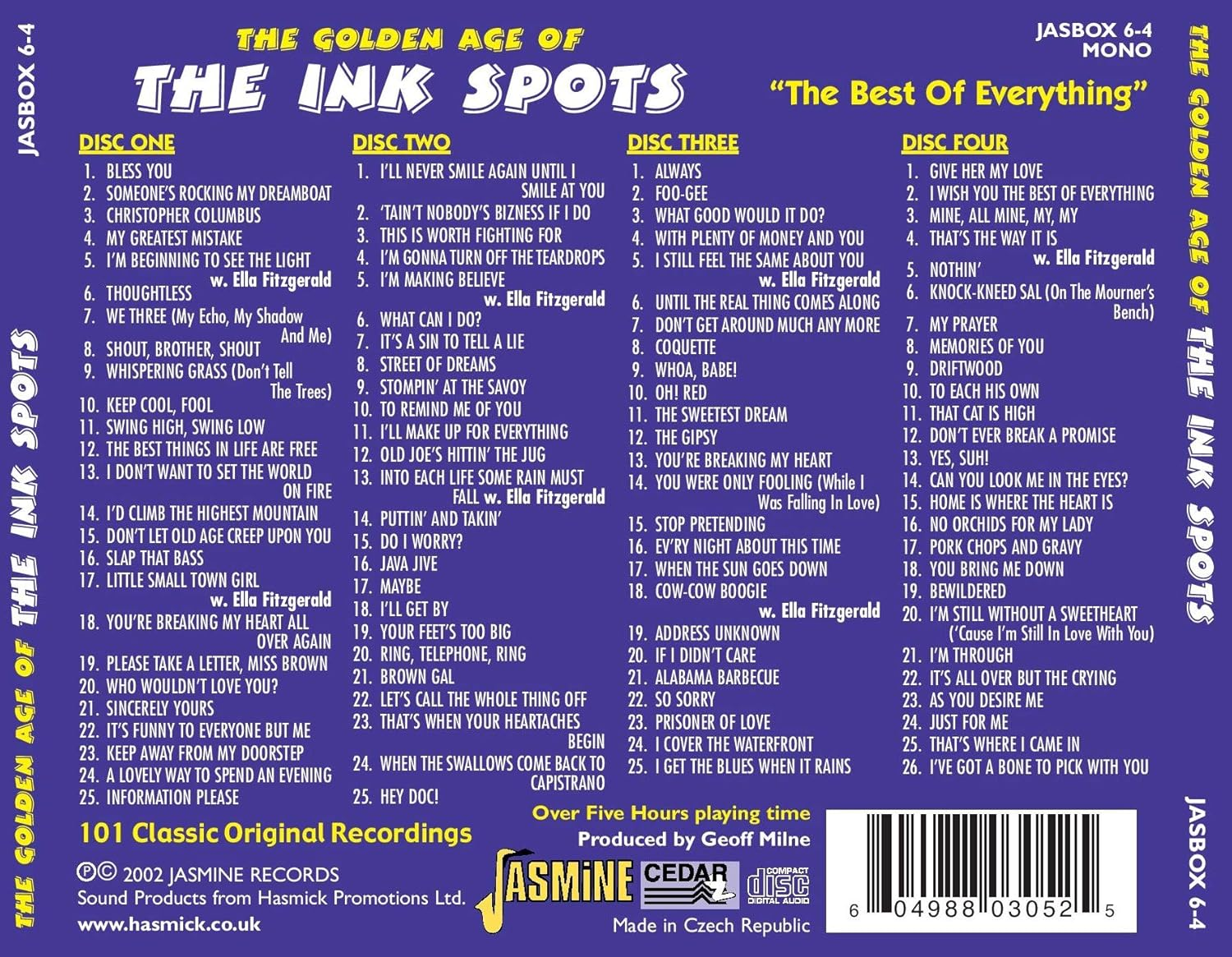 The Golden Age of the Ink Spots