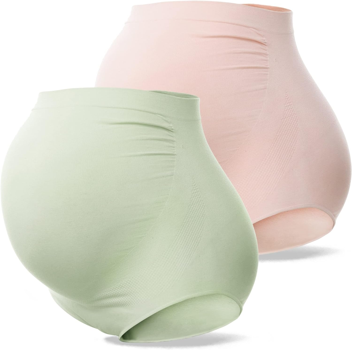 SUNNYBUY Women'S Maternity High Waist Underwear Pregnancy Seamless Soft Hipster Panties over Bump