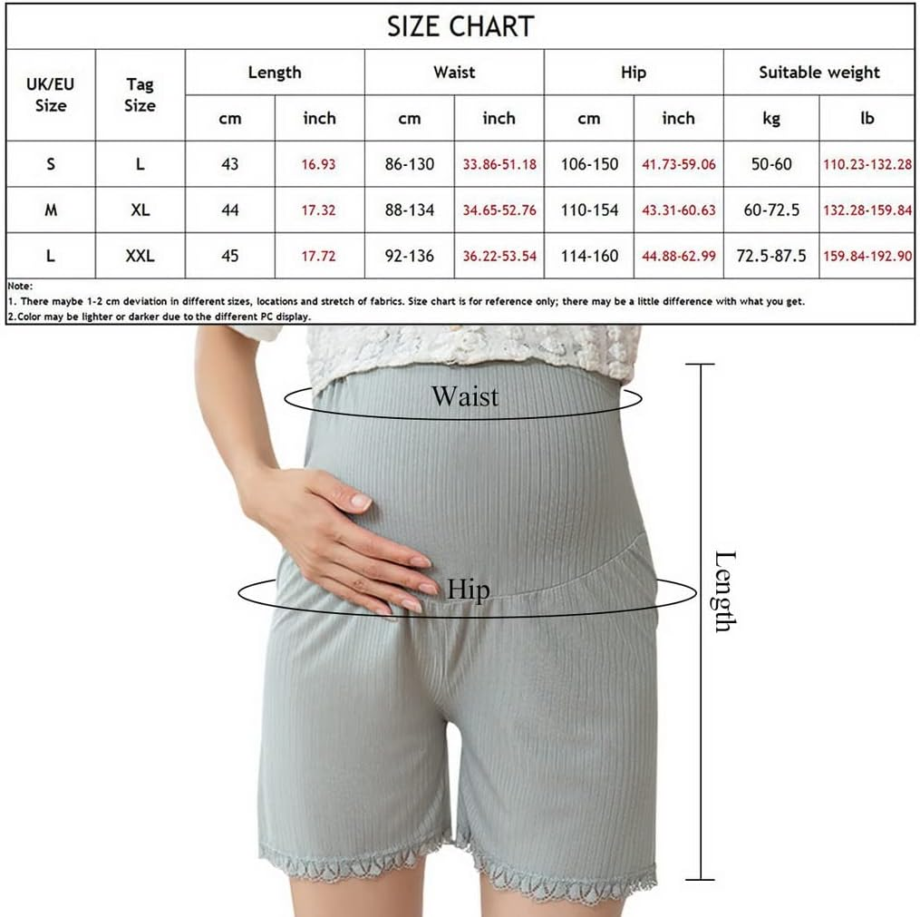 Underwear, Knickers Pregnant Pants under Skirt, Women Boxer Knickers under Dress Adjustable Loose Lingerie Underwear 4 Pack image number 2