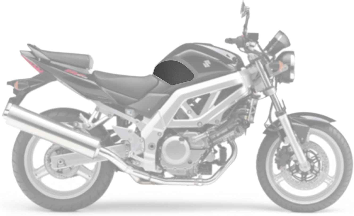 Dcgrips Motorcycle Tank Grips for Suzuki SV650 2003-2008 (Gen 2)