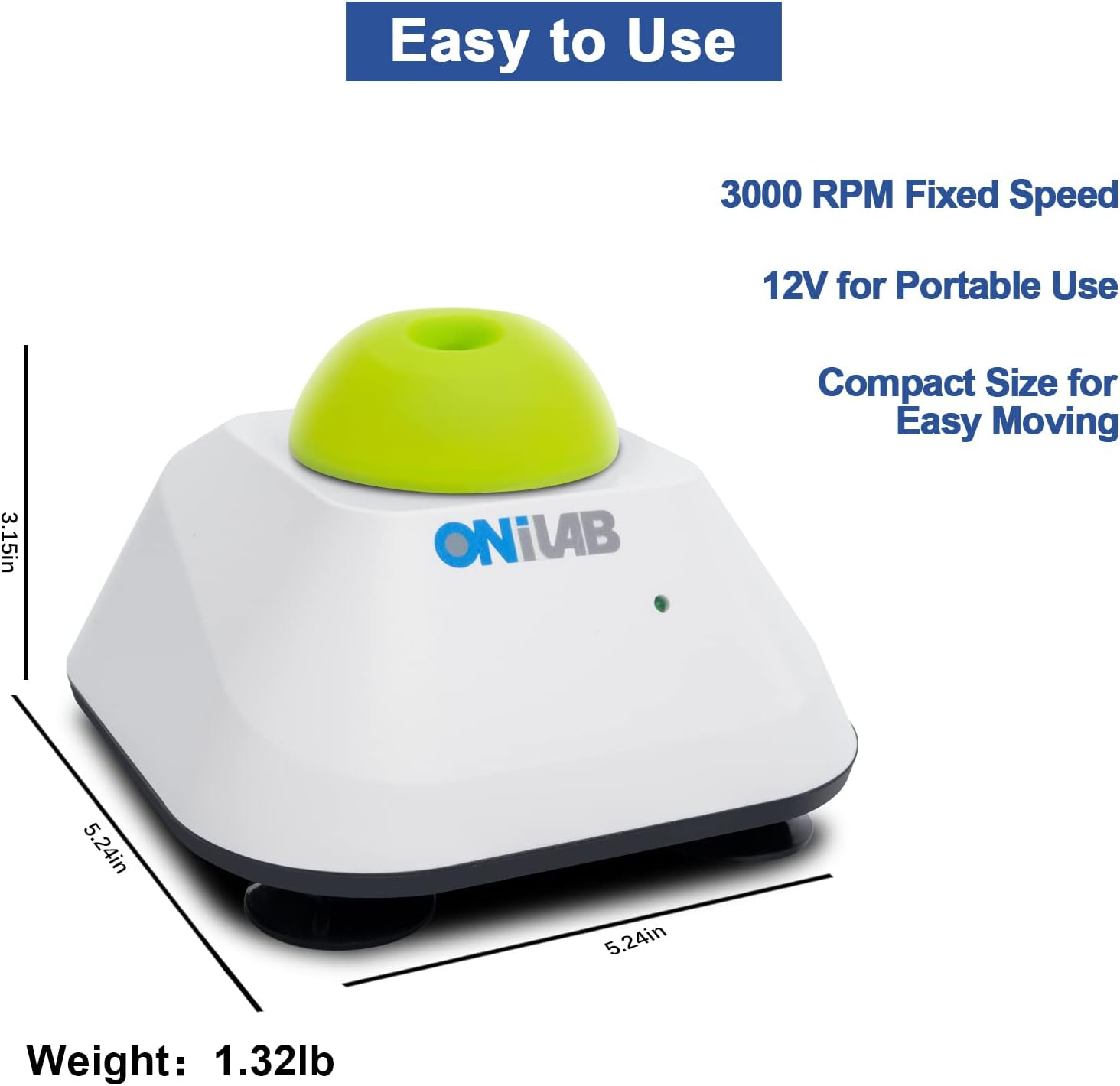 Onilab Lab Vortexer with Sturdy Aluminum Cast Base，Mini Vortex Mixer with Touch Function, Lab Mixing, Nail Polish, Eyelash Adhesives and Acrylic Paints Mixing, 120Pcs 7/32In Mixing Balls&hellip; - Pink image number 2