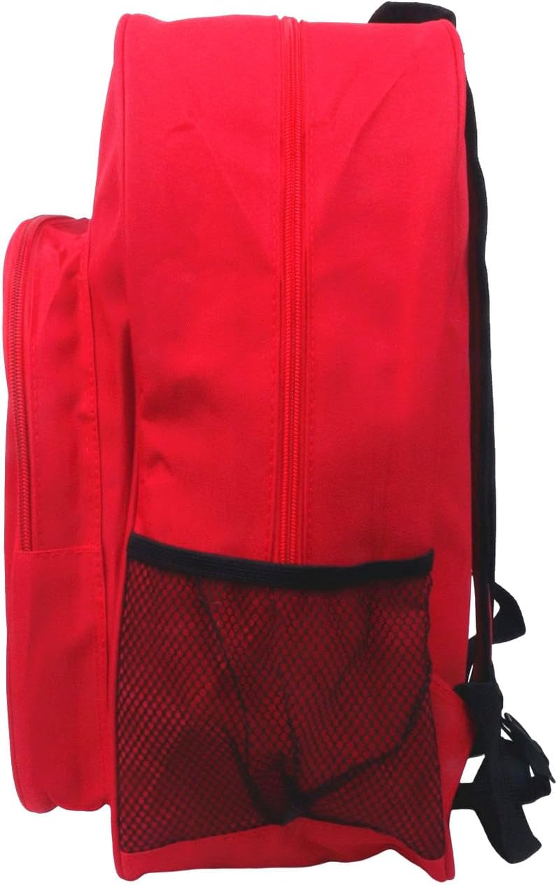 First Aid Bags Empty Backpack Empty Medical Storage Bag for First Aid Kits Pack Emergency Hiking Backpacking Camping Cycling Riding Climbing Travel Car (Red) - Red image number 3