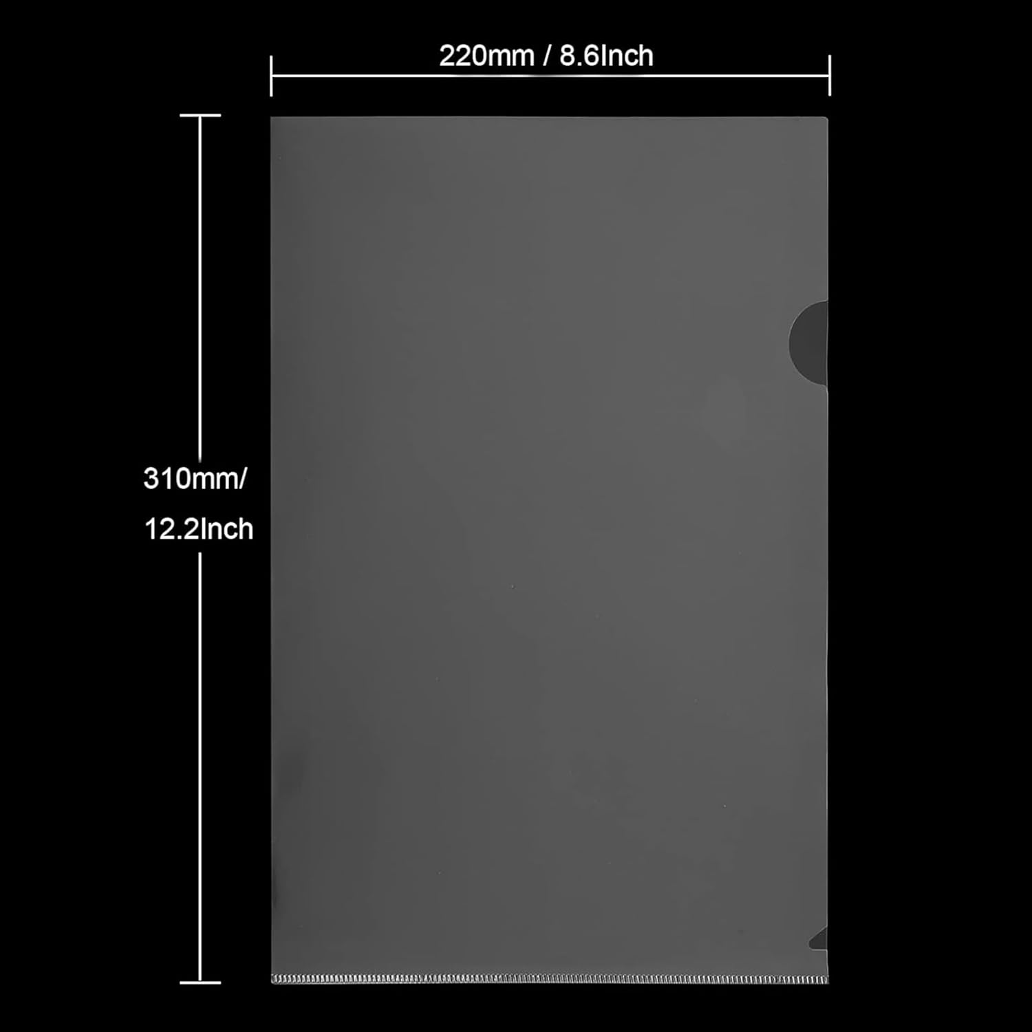 30Pcs A4 Cut Flush Folders, Clear Plastic Folder, Open Top & Side Plastic File Folders 180 Micron Transparent Wallets Files Pocket Document Project Cover Sheet Protector for School Office Paperwork image number 2