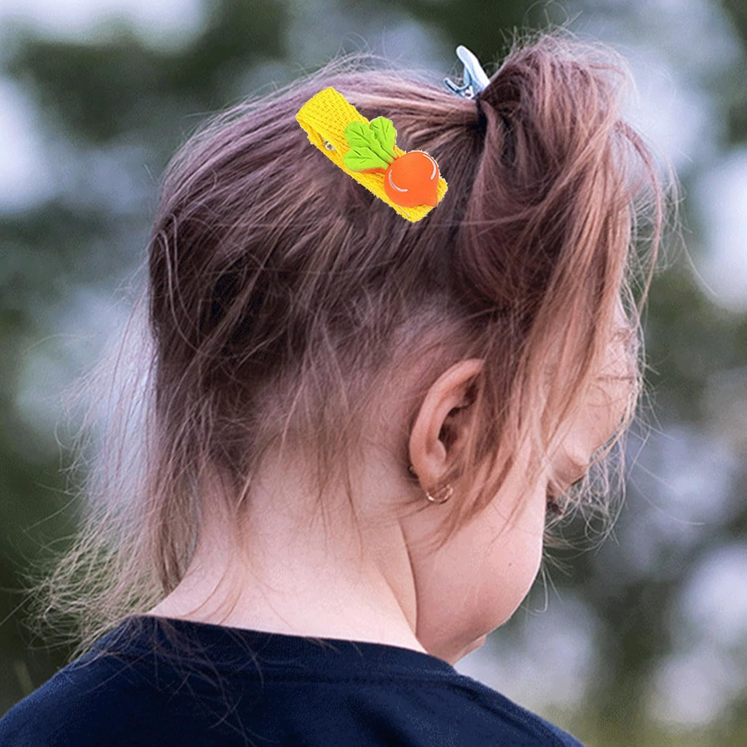 26 Pcs Girls Hair Clips Barrettes,Fruit, Rainbow Hairpin Set, Girl Cartoon Cute Hairpin Cute Hair Accessories image number 3