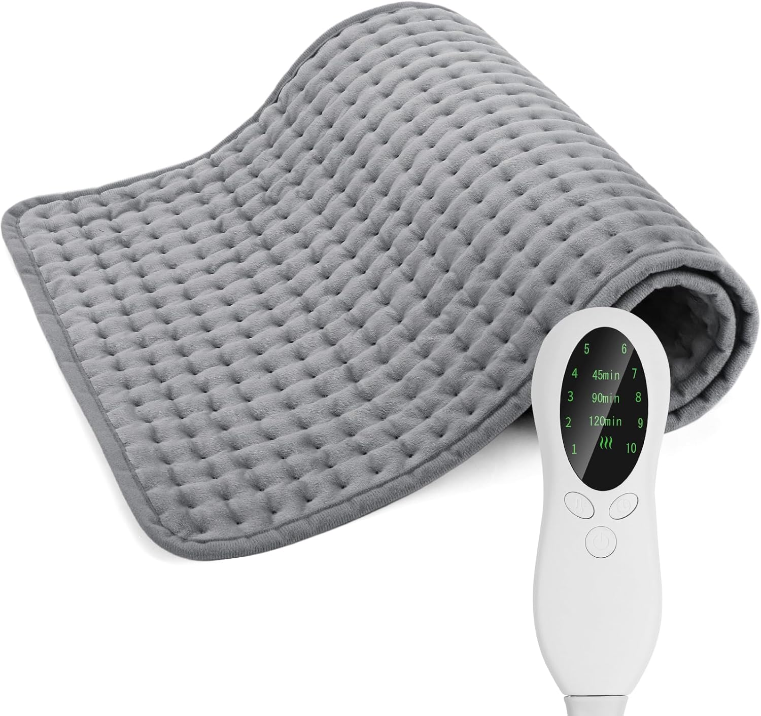 Biutee Electric Heating Pad for Back Pain Relief - 60X30Cm Large Heating Pad with 10 Temperature & 3 Timer Settings, Machine Washable Heat Pad for Lower Back, Muscle, Period Cramps (Auto Shut Off) image number 1