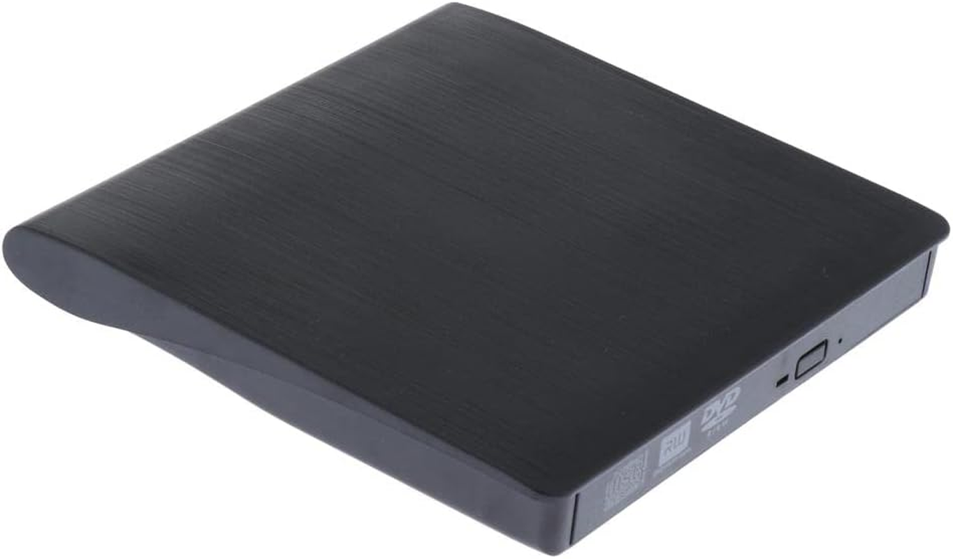 Prettyia External DVD Drive USB 3.0 Ultra Slim Aluminum Portable CD DVD +/-RW Optical Drive Burner Writer Player, Great for Laptop PC Computer - Black image number 4