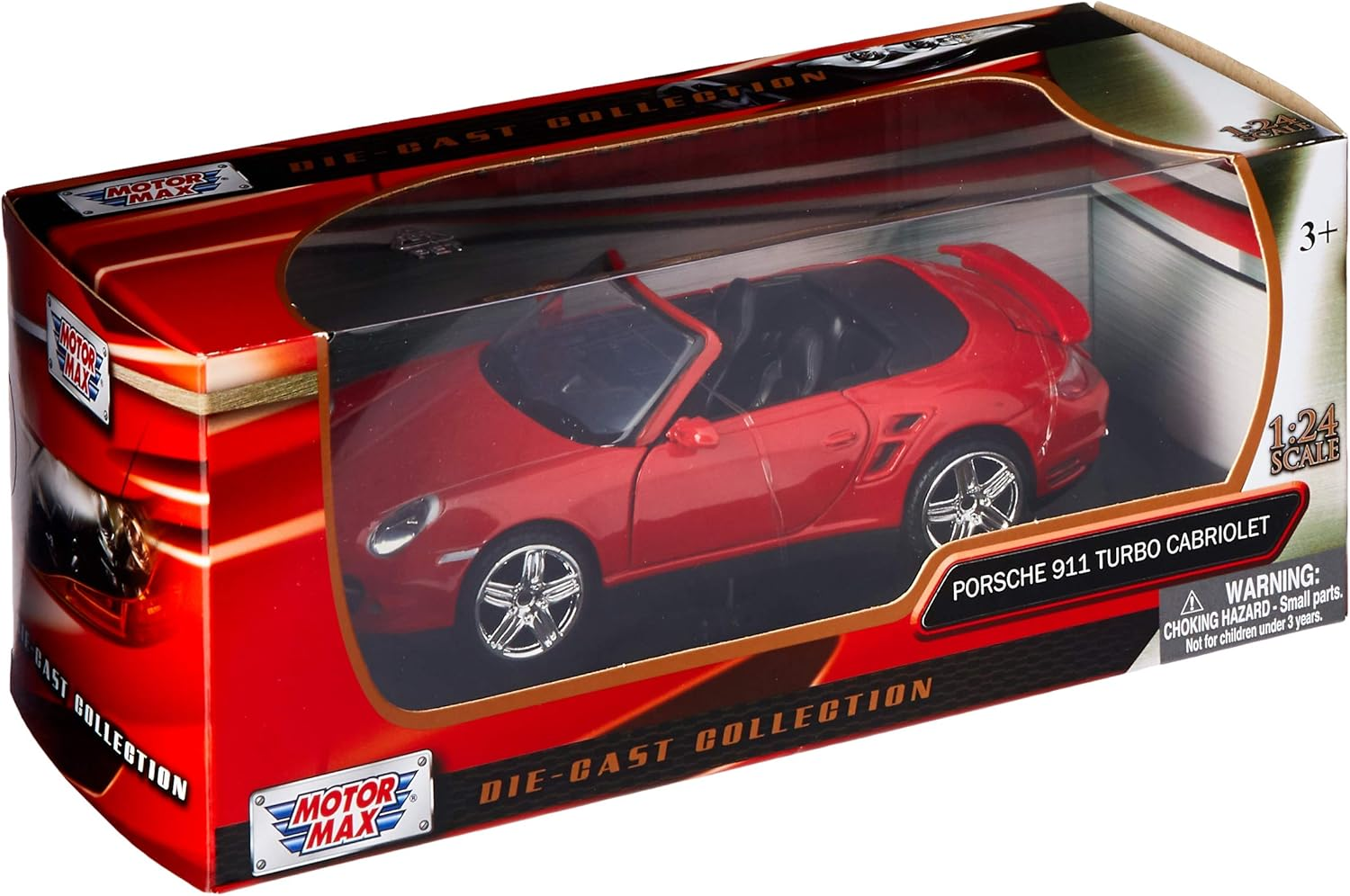 Timeless Legends - 1:24 Porsche 911 Turbo Cabriolet [Yellow] image number 1