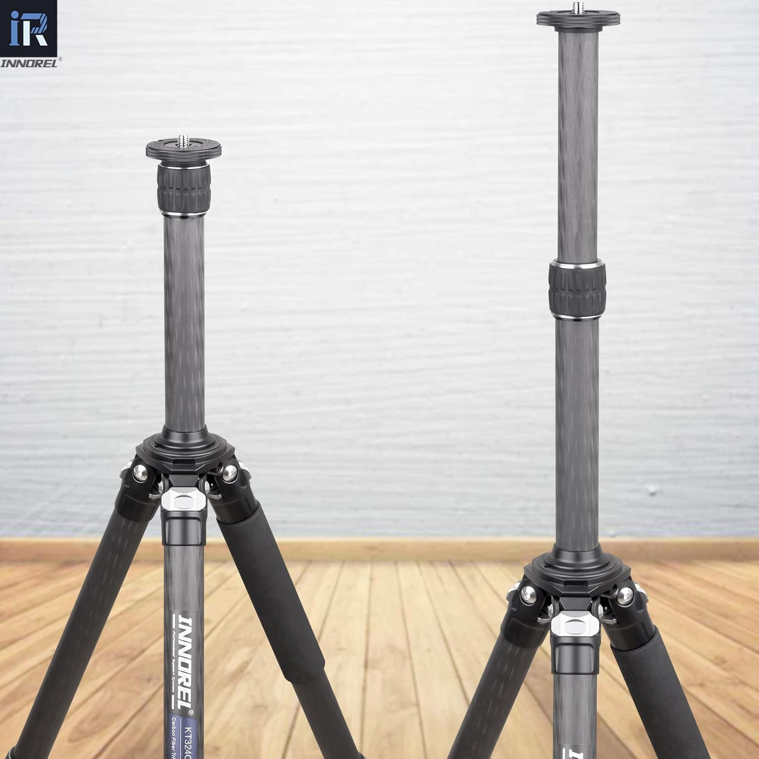 Tripod Extension-Innorel ER322C 41Cm Universal Carbon Fiber Tripod Center Column Load 25Kg Two-Section Mid-Column Extension Rod Pole for Tripod Monopod DSLR Camera 32.5Mm Tube image number 5