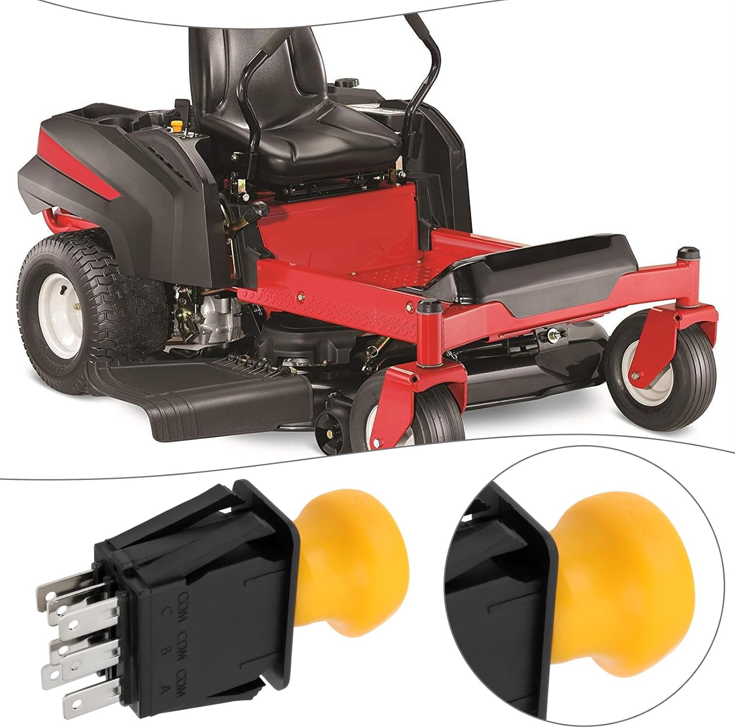 SING F LTD 1PC Mower PTO Switch Compatible with Troy-Bilt Compatible with Mustang XP OE 925-3233A 725-3233A 925-3233 725-3233 43.3X24X80.2Mm