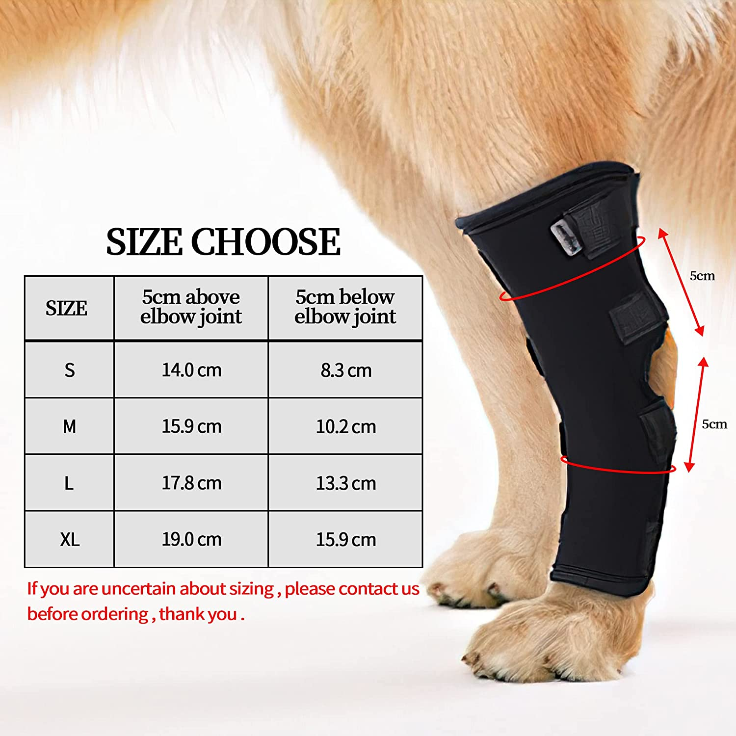 Rear Leg Brace for Small Dogs and Cats after Surgery Wear Hip and Thigh Wound Protective Sleeve (Long Leg Dog, X-Large)
