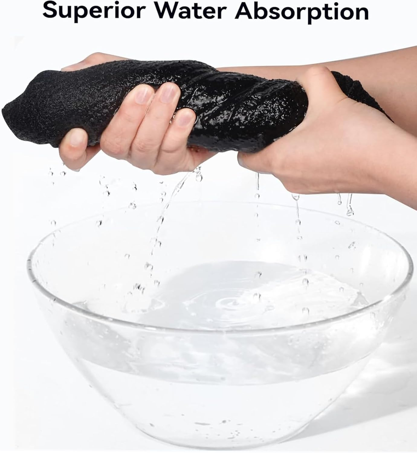 3 Pack 11.8"X11.8" Microfiber Golf Towels with Carabiner Clip, Quick-Dry Absorbent Golf Bag Accessories for Men (Gray, Blue, Black)