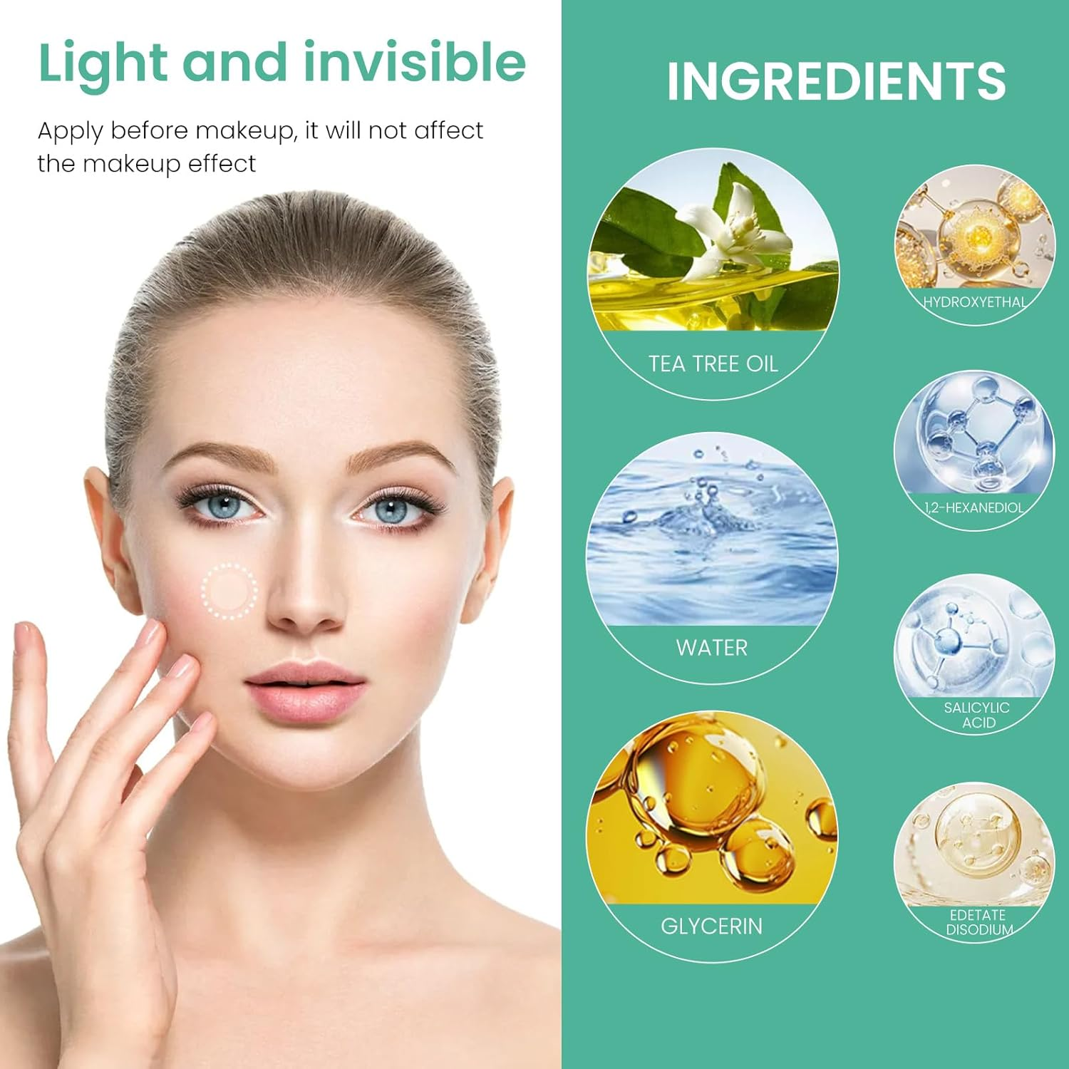 Nozibye 443Pcs Acne Patch Translucent Hydrocolloid Pimple Patches for Full-Face Blemish Care-Gently Absorbs Gunk- Strong Adhesion-Shields Skin-Ultra-Thin & Cozy-Day & Night Use - Sensitive Skin Safe - Premium Hydrocolloid - 5 Size Pack image number 2