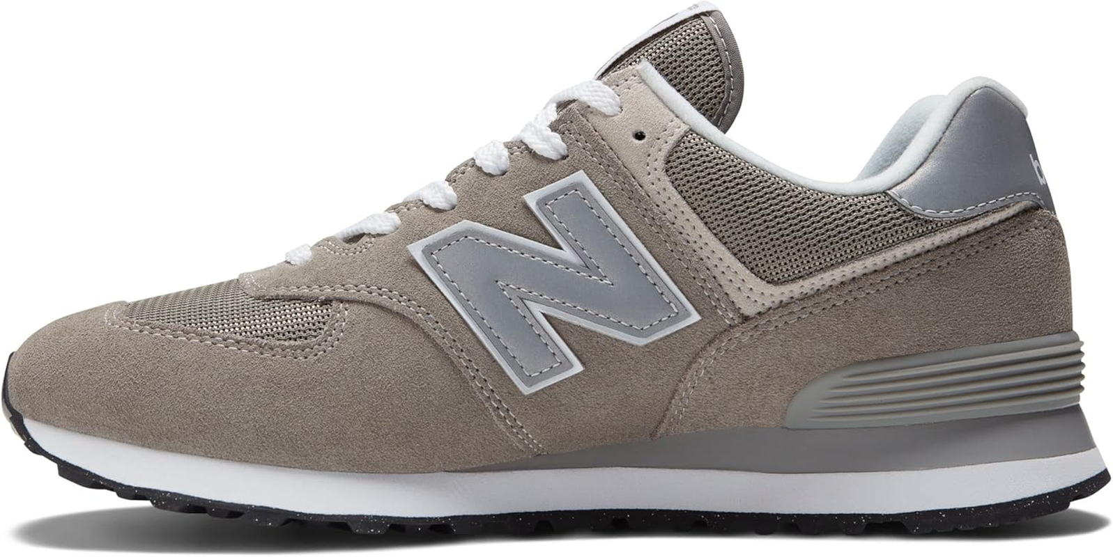 New Balance Men'S 574 Core Running Sport Lifestyle Shoes Grey/White 8 X-Wide