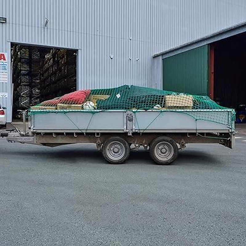 Trailer Cargo Net,Truck Bed Net,Truck Trailer Mesh Cover Truck Bed Extend Cover，Mesh Organizer for Pickup Trunk Bed, Suitable for Daily Light Loads of Trucks,Pickup,Snowmobile (59"X86.6") image number 6