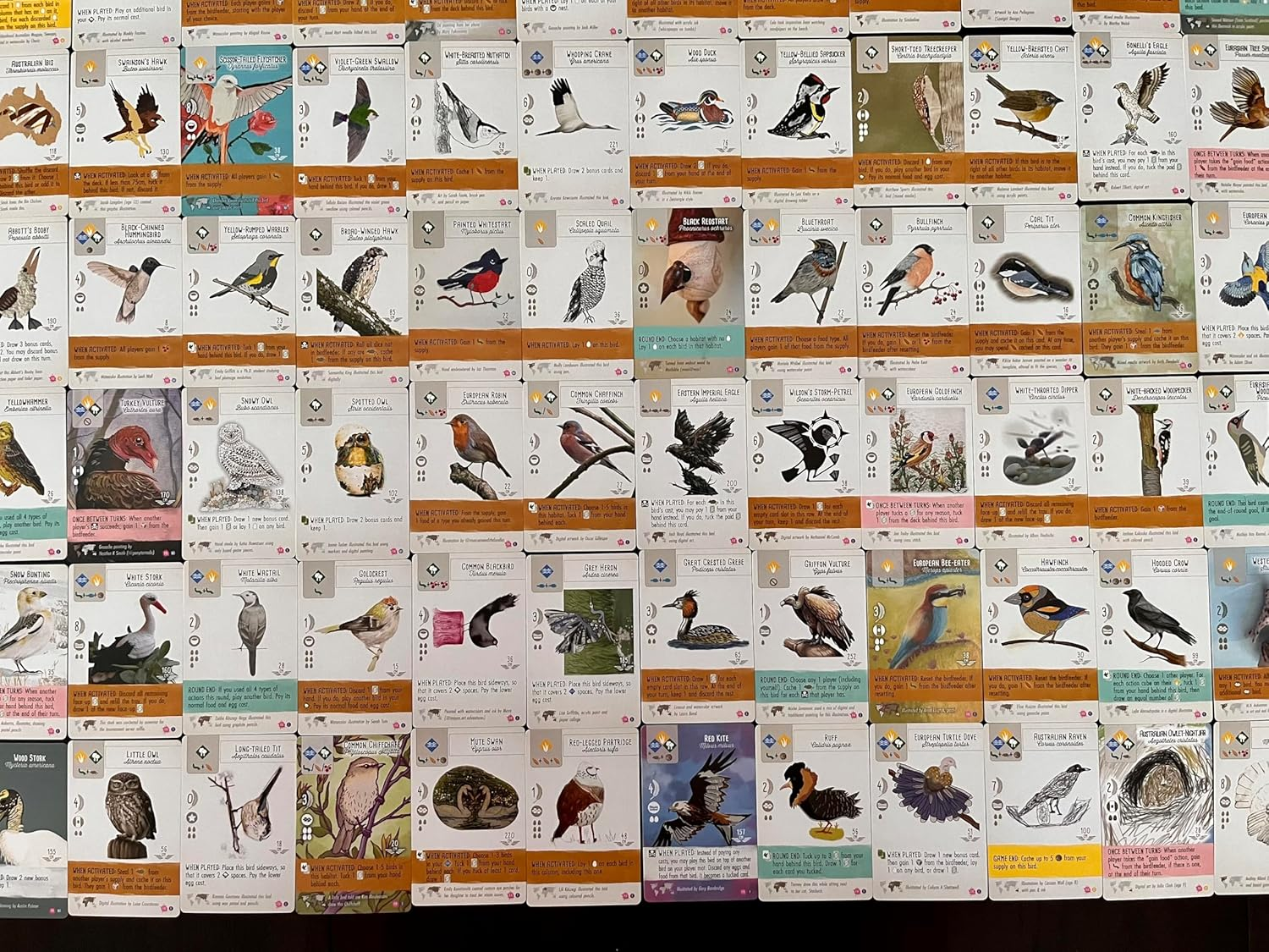 Stonemaier Wingspan Fan Art Cards image number 4